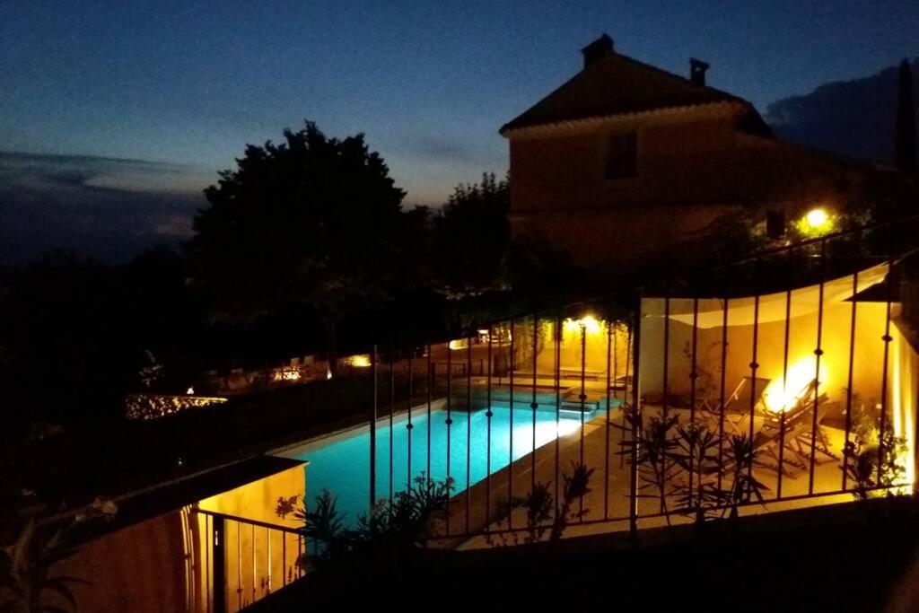 Bastide Au Milieu Des Vignes Et Des Oliviers Aups Villa Exterior photo